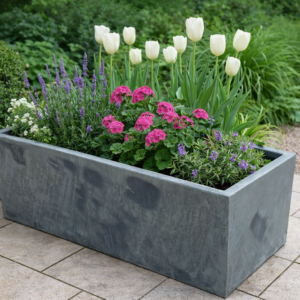 Violet Galvaniseret Plantekasse