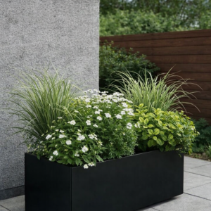 Sapphire Plantekasse str. M - m/hjul og plastindsats