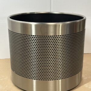 Silver Perforeret rustfri kumme