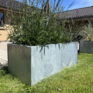 Violet Galvaniseret Plantekasse - L120cm, B50cm, H40cm, u/bund