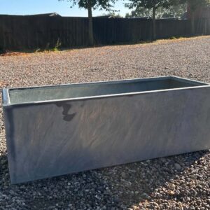 Violet Galvaniseret Plantekasse - L150cm, B50cm, H40cm M/bund