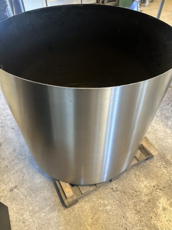 Silver Cirkelkumme m/skjulte hjul Ø120 cm H100 cm - Brugt