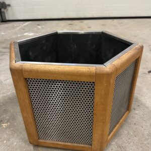 2. Sortering - Sekskant af tre og rustfri sider