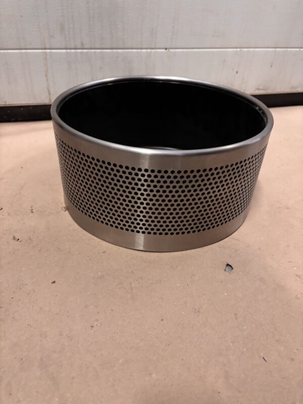 2. Sortering - Silver Performeret rustfri kumme